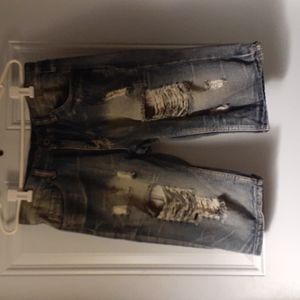 Trillnation men's jean shorts